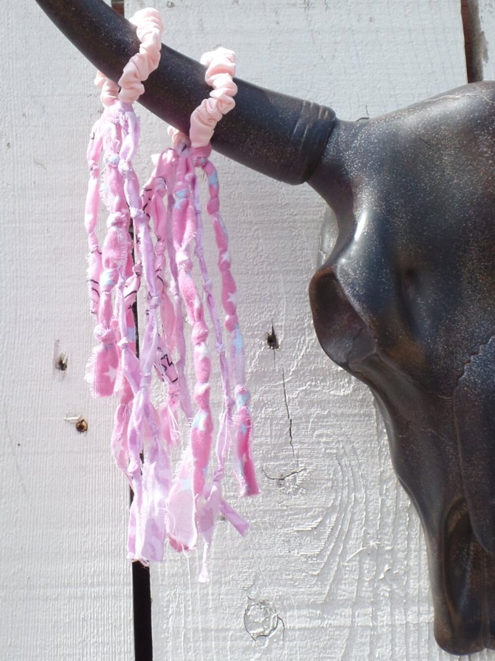 Hand Crafted Hair Tie Swag SET OF 2